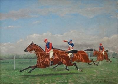 The Start by George Arnull 1825-1890
