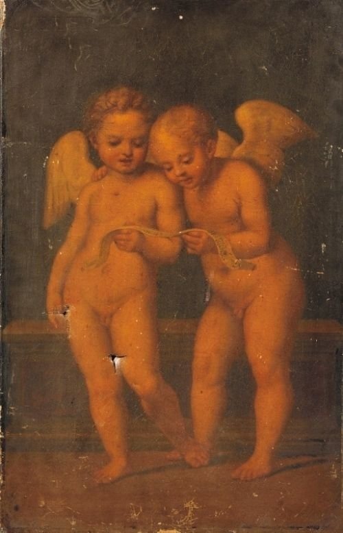 Putti  Singing a Chorus, Attributed to Jean-baptiste Regnault