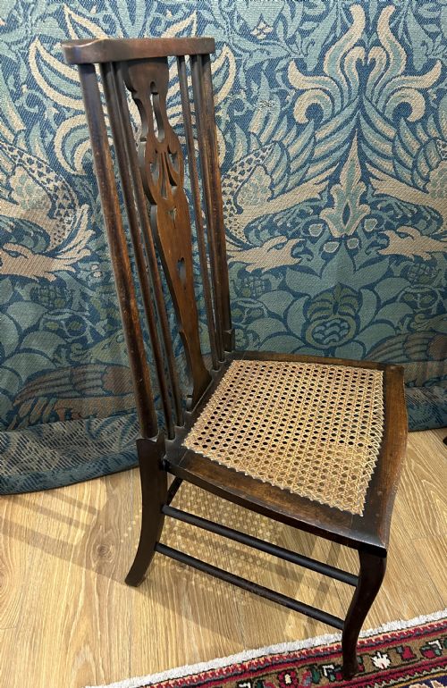 A PAIR OF ARTS AND CRAFTS NURSING CHAIRS - ADDITIONAL PHOTO 3