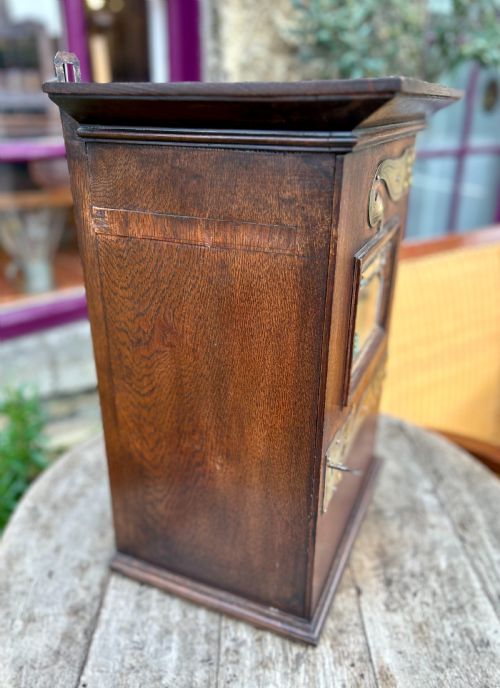 JUGENDSTIL GERMAN OAK HOTEL POST BOX - ADDITIONAL PHOTO 7