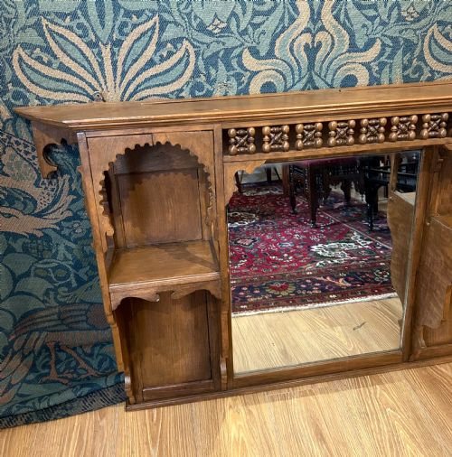 MOORISH STYLE OVERMANTEL ATTRIBUTED TO LIBERTY CO - ADDITIONAL PHOTO 3