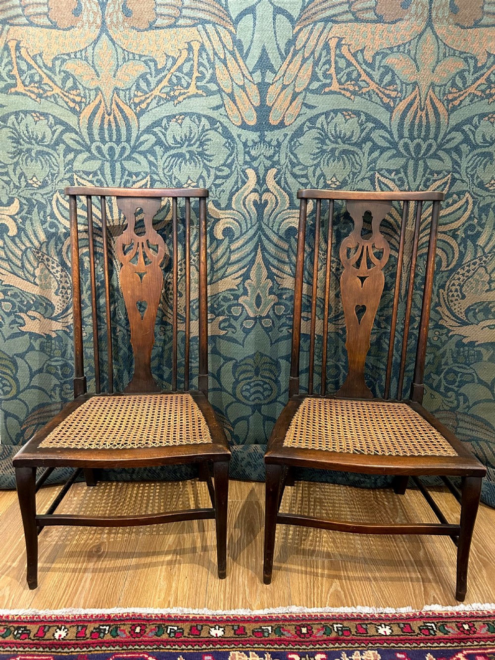 A Pair of Arts and Crafts Nursing Chairs