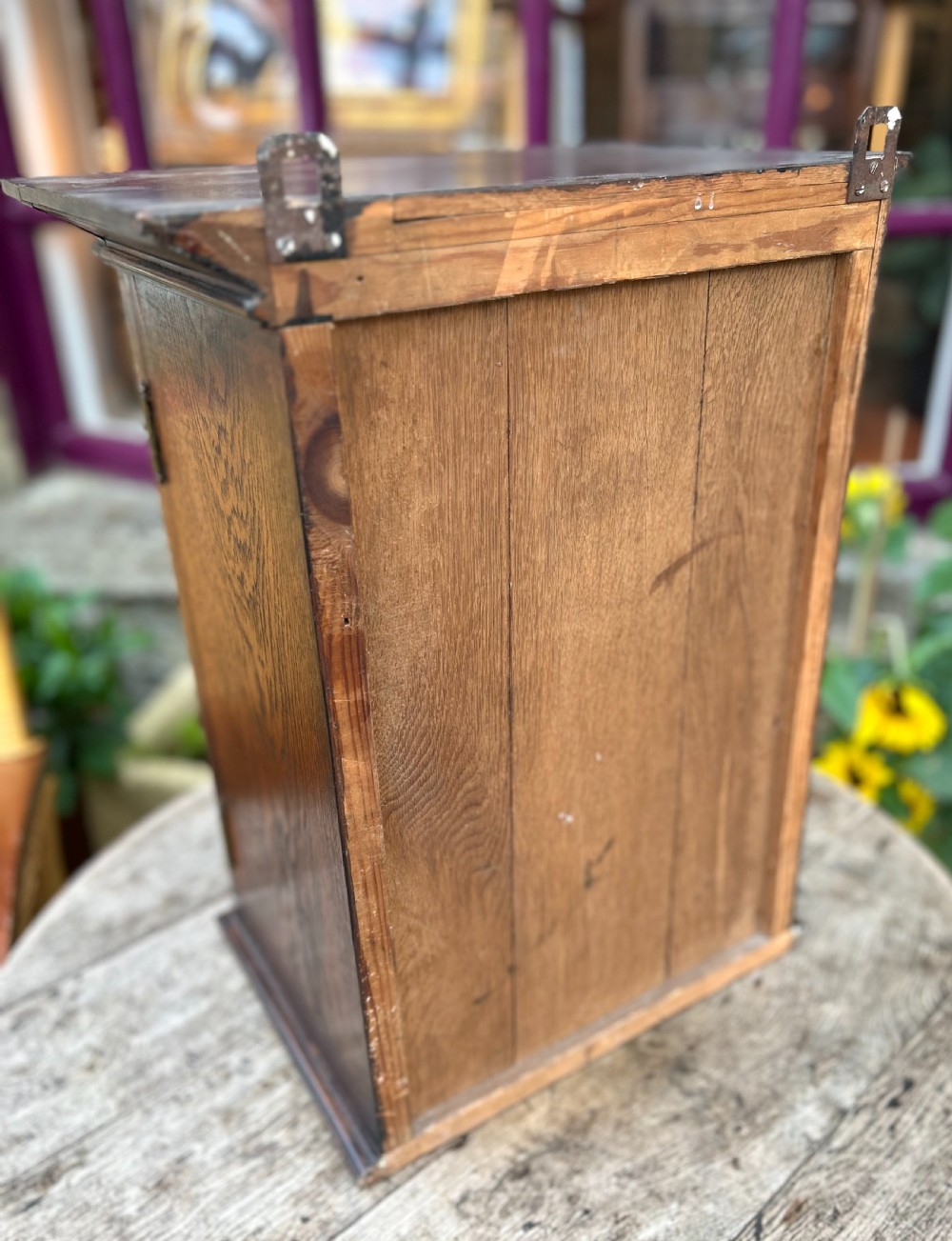 Jugendstil German Oak Hotel Post Box View X