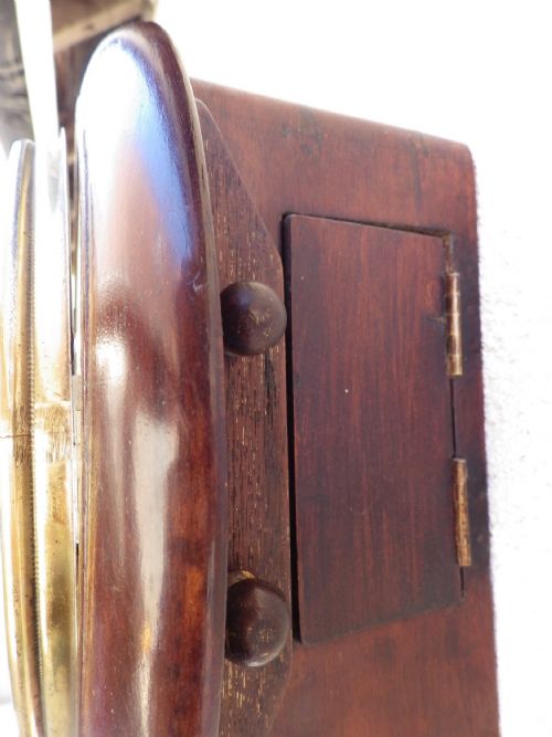 ENGLISH 8 MAPLE CO FUSEE DIAL CLOCK - ADDITIONAL PHOTO 3