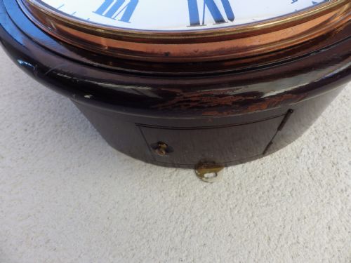 FUSEE GPO WALL CLOCK 1930'S - ADDITIONAL PHOTO 3