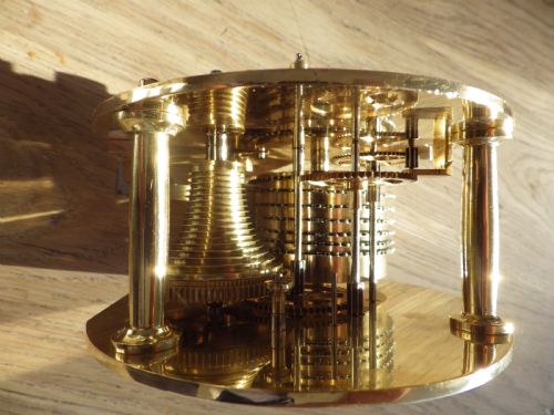 SHIPS FUSEE BULK HEAD CLOCK FULLY RESTORED MOVEMENT CASE - ADDITIONAL PHOTO 9