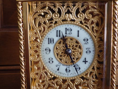 FRENCH STRIKING CARRIAGE CLOCK MOVEMENT FULLY RESTORED RARE CASE STYLE - ADDITIONAL PHOTO 3