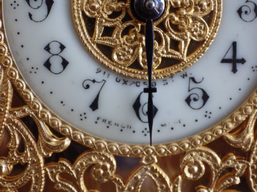 FRENCH STRIKING CARRIAGE CLOCK MOVEMENT FULLY RESTORED RARE CASE STYLE - ADDITIONAL PHOTO 11