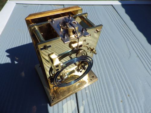 FRENCH STRIKING CARRIAGE CLOCK MOVEMENT FULLY RESTORED RARE CASE STYLE - ADDITIONAL PHOTO 13