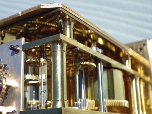 FRENCH STRIKING CARRIAGE CLOCK MOVEMENT FULLY RESTORED RARE CASE STYLE - ADDITIONAL PHOTO 17