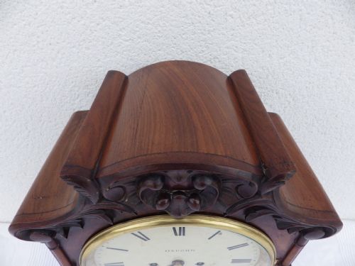 ENGLISH DOUBLE FUSEE BRACKET CLOCK OSBORN OF BOGNOR REGIS - ADDITIONAL PHOTO 1