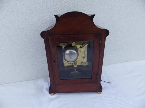 ENGLISH DOUBLE FUSEE BRACKET CLOCK OSBORN OF BOGNOR REGIS - ADDITIONAL PHOTO 6