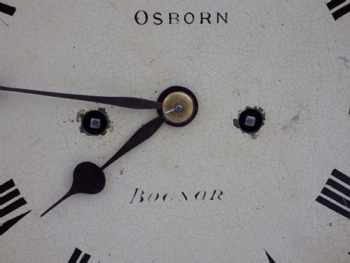 ENGLISH DOUBLE FUSEE BRACKET CLOCK OSBORN OF BOGNOR REGIS - ADDITIONAL PHOTO 8
