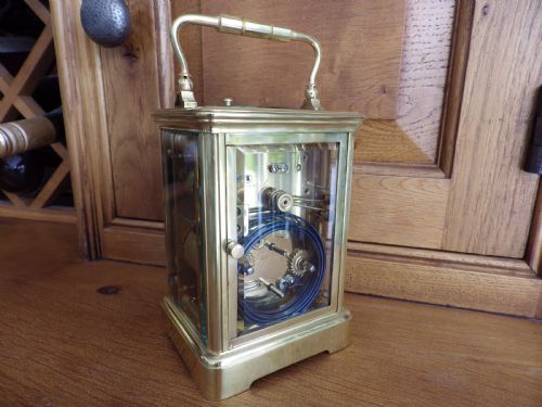 FRENCH GRAND SONNERIE CARRIAGE CLOCK FULLY RESTORED 1880S - ADDITIONAL PHOTO 2