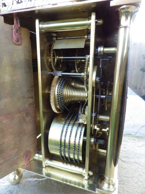 LARGE TWIN FUSEE ENGLISH LANTERN CLOCK BY THOMAS BRIDGE OF LONDON - ADDITIONAL PHOTO 3