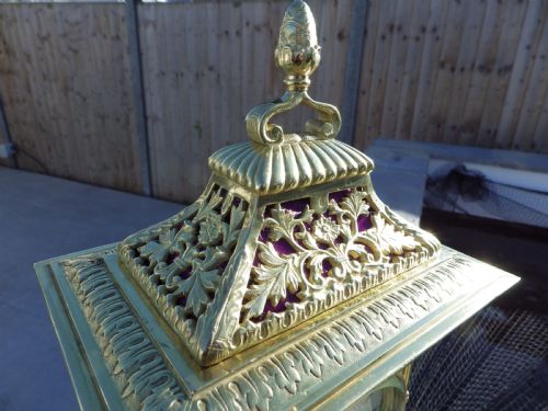 FRENCH BRASS MANTLE CLOCK - ADDITIONAL PHOTO 2