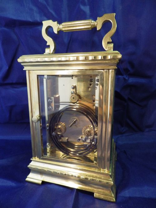 FRENCH REPEATING CARRIAGE CLOCK MOVEMENT FULLY RESTORED - ADDITIONAL PHOTO 4