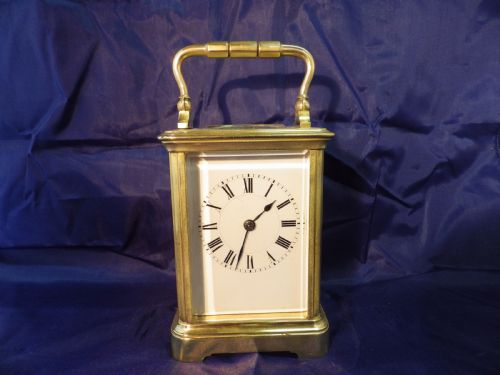 henry jacot striking french carriage clock - CATEGORY: ANTIQUE CLOCKS - DATED 1890