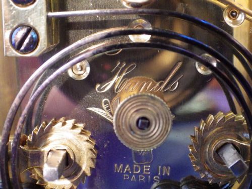 HENRY JACOT STRIKING FRENCH CARRIAGE CLOCK - ADDITIONAL PHOTO 5