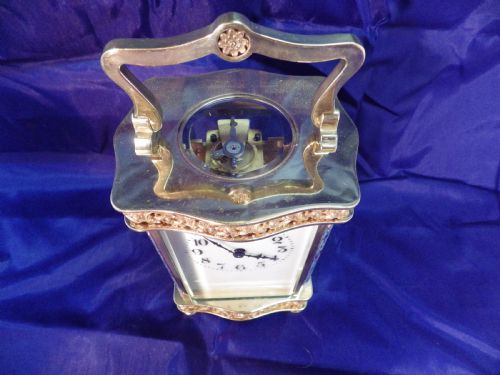 FRENCH CARRIAGE CLOCK IN A REALLY NICE CASE STYLE - ADDITIONAL PHOTO 4