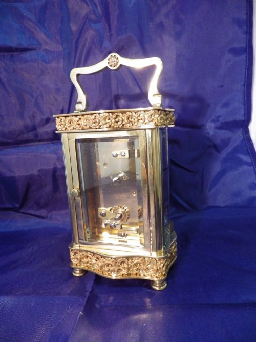 FRENCH CARRIAGE CLOCK IN A REALLY NICE CASE STYLE - ADDITIONAL PHOTO 2