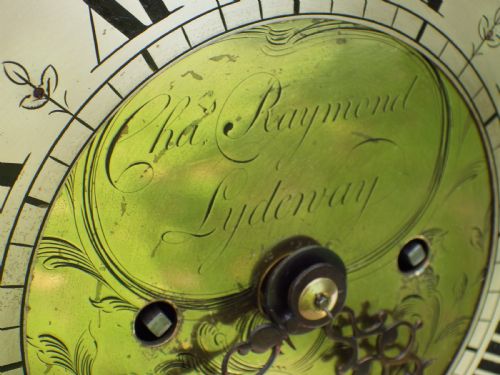 ENGLISH LANTERN CLOCK CASE AROUND 1780 DOUBLE FUSEE MOVEMENT CHARLES RAYMOND OF LYDEWAY - ADDITIONAL PHOTO 1