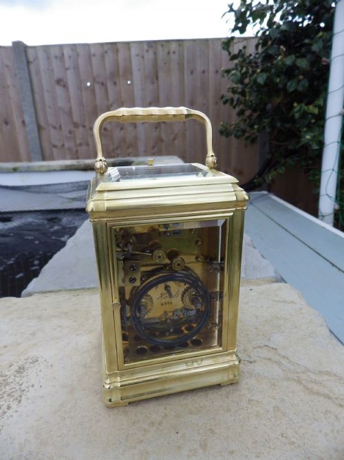 FRENCH GEORGE CASE REPEATER ALARM CARRIAGE CLOCK BOX KEY - ADDITIONAL PHOTO 3
