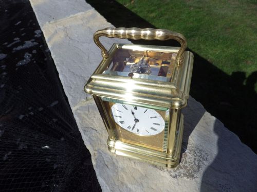ALFRED DROCOURT RARE GIANT REPEATING CARRIAGE CLOCK FULLY RESTORED - ADDITIONAL PHOTO 1