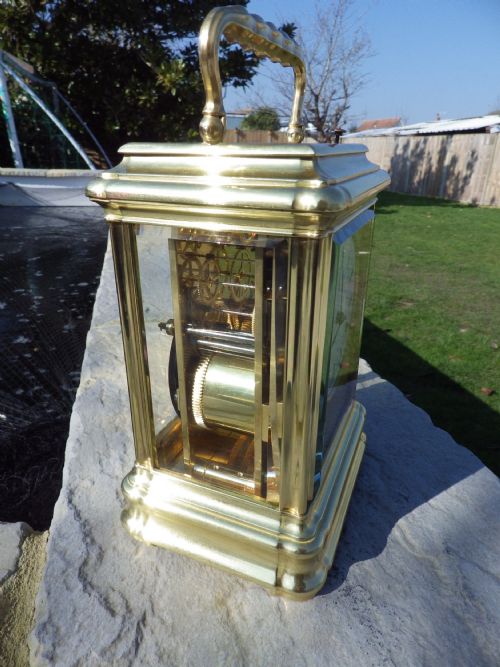 ALFRED DROCOURT RARE GIANT REPEATING CARRIAGE CLOCK FULLY RESTORED - ADDITIONAL PHOTO 5
