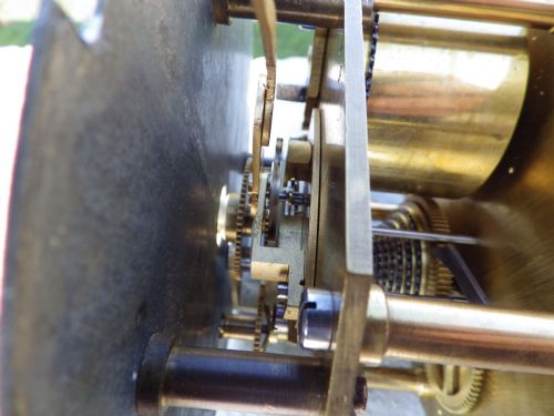 SHIPS FUSEE CLOCK BY PRESCOT - ADDITIONAL PHOTO 7
