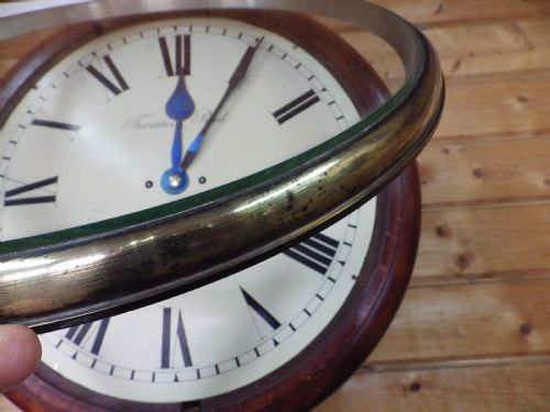 18 INCH DIAL DOUBLE FUSEE DIAL CLOCK BY THWAITES REED - ADDITIONAL PHOTO 4
