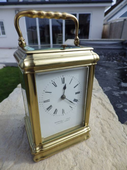 french repeating carriage clock movement fully restored - CATEGORY: ANTIQUE CLOCKS - DATED 1880