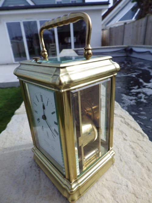 FRENCH REPEATING CARRIAGE CLOCK MOVEMENT FULLY RESTORED - ADDITIONAL PHOTO 1