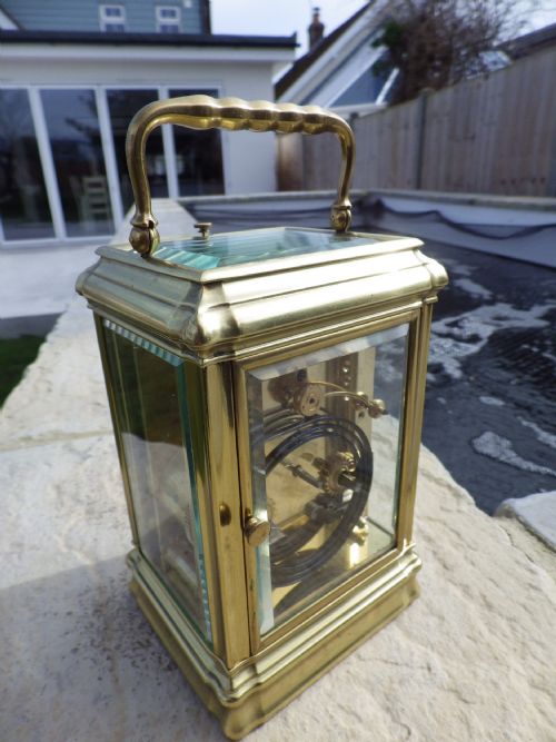 FRENCH REPEATING CARRIAGE CLOCK MOVEMENT FULLY RESTORED - ADDITIONAL PHOTO 2