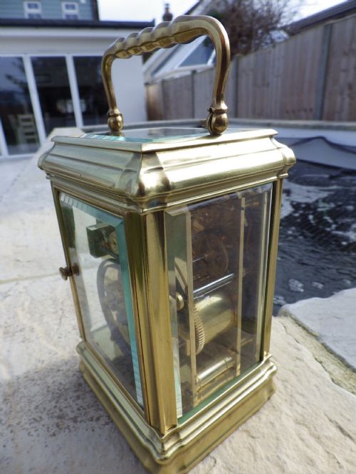 FRENCH REPEATING CARRIAGE CLOCK MOVEMENT FULLY RESTORED - ADDITIONAL PHOTO 3
