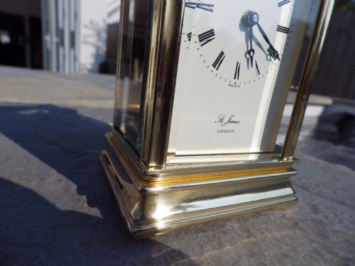 ENGLISHFRENCH CARRIAGE CLOCK BY ST JAMES OF LONDON - ADDITIONAL PHOTO 5