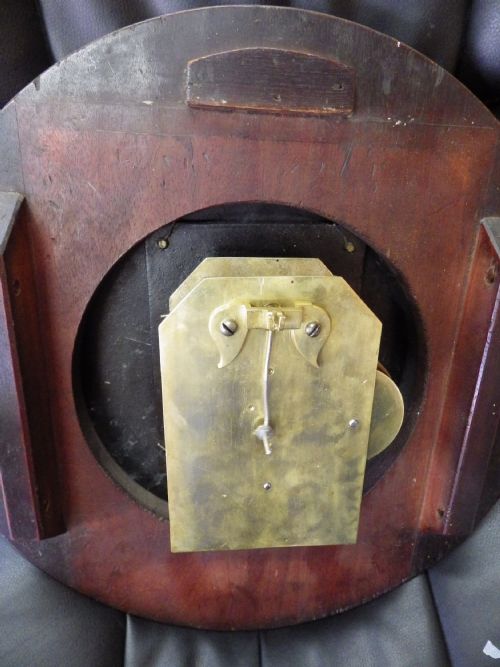 14 CONVEX DAIL CONVEX GLASS FUSEE DIAL CLOCK 1860 - ADDITIONAL PHOTO 6
