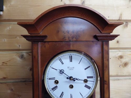 fig 1. Walnut Westminster Comitti Wall Clock 1960s
