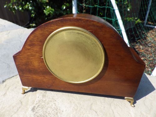ART DECO EIGHT DAY MANTEL CLOCK - ADDITIONAL PHOTO 5
