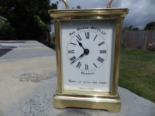 FRENCH CARRIAGE CLOCK WITH HISTORY CIRCL 1900S - ADDITIONAL PHOTO 5