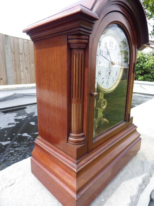 EUREKA CLOCK COMPANY MANTEL CLOCK THE RAREST EXAMPLE SECONDS HAND 3 BALL - ADDITIONAL PHOTO 3