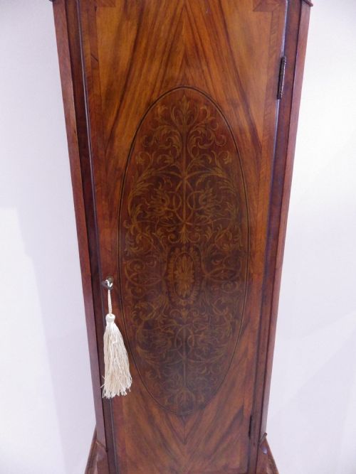 DOUBLE FUSEE GRANDFATHER CLOCK FULLY RESTORED MOVEMENT 1890 RARE CLOCK - ADDITIONAL PHOTO 2