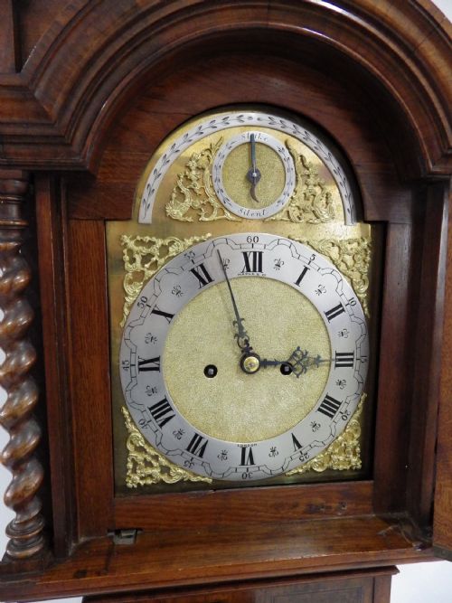 DOUBLE FUSEE GRANDFATHER CLOCK FULLY RESTORED MOVEMENT 1890 RARE CLOCK - ADDITIONAL PHOTO 4