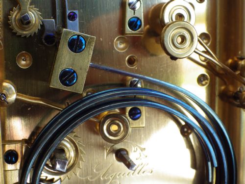RARE MINUTE REPEATER CARRIAGE CLOCK BY MARGAINE - ADDITIONAL PHOTO 8