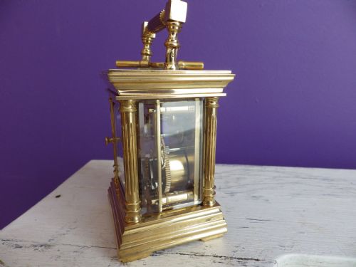 L EPEE MINIATURE RESTORED CARRIAGE CLOCK 1960S - ADDITIONAL PHOTO 3