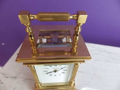 L EPEE MINIATURE RESTORED CARRIAGE CLOCK 1960S - ADDITIONAL PHOTO 4