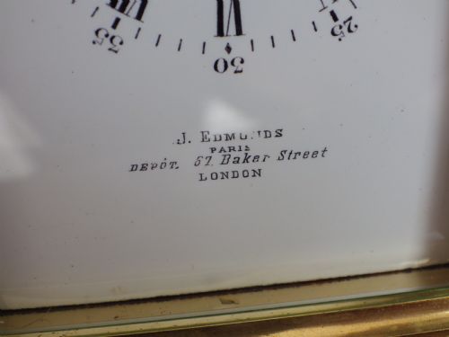 FRENCH REPEATING CARRIAGE CLOCK FULLY RESTORED 1870S - ADDITIONAL PHOTO 5