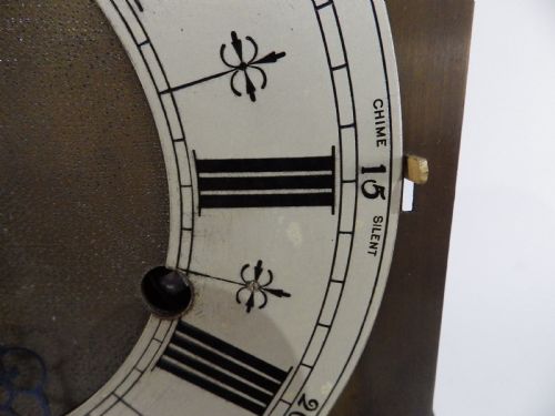 ELLIOTT MAHOGANY WESTMINSTER CHIME ART DECO GRANDMOTHER CLOCK 1930S - ADDITIONAL PHOTO 10