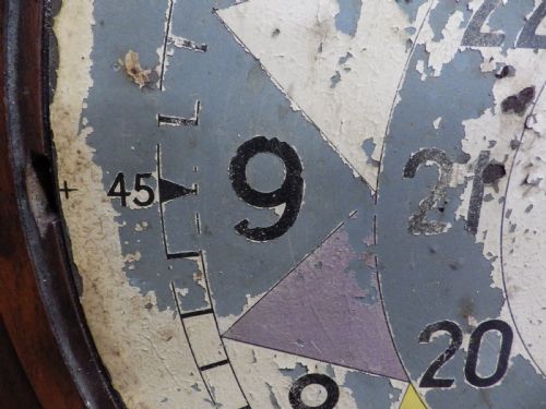 DIAL CLOCK RAF SECTOR CLOCK 1941 IN ORIGINAL CONDITION SERVICED RUNNING STRONG - ADDITIONAL PHOTO 3