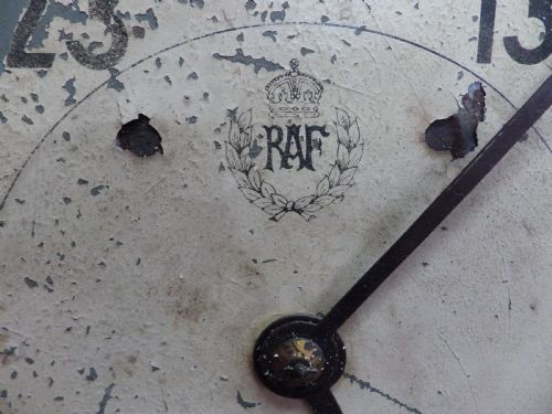 DIAL CLOCK RAF SECTOR CLOCK 1941 IN ORIGINAL CONDITION SERVICED RUNNING STRONG - ADDITIONAL PHOTO 6